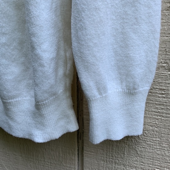 Vtg Designers Originals Winter White Cardigan Sweater Sz S button-up MADE IN USA - Picture 10 of 16